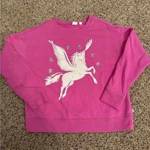 Gap Kids Purple/Pink Unicorn sweatshirt. Size 12, brand new, but without tags.